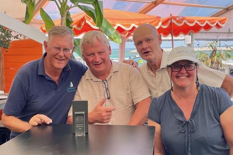 Winning crew